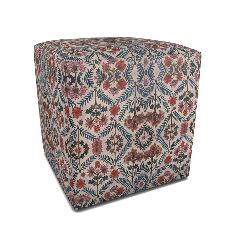 Nanette Upholstered Cube Ottoman