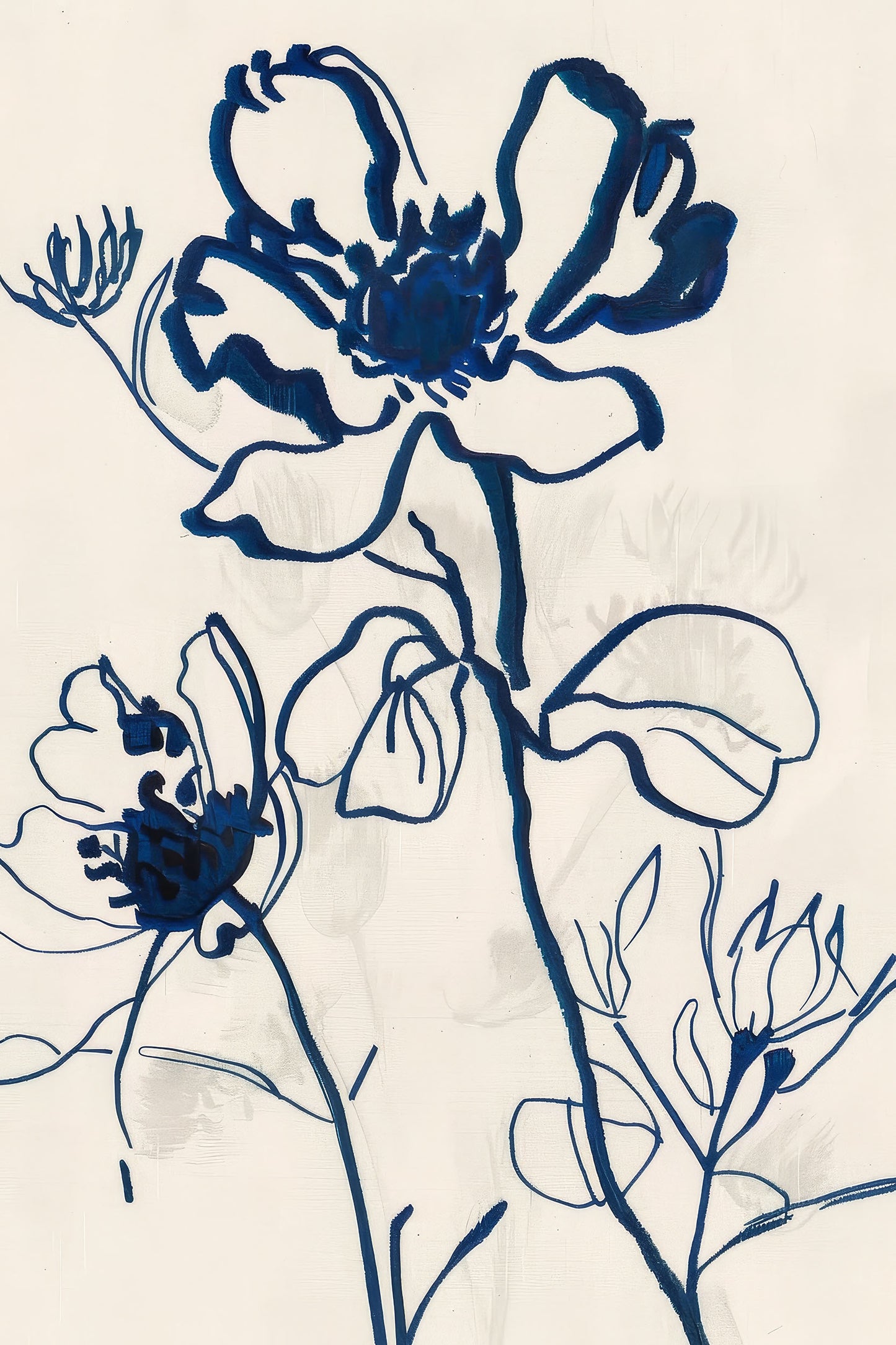 Lapis Blooms No. 1 Wall Art