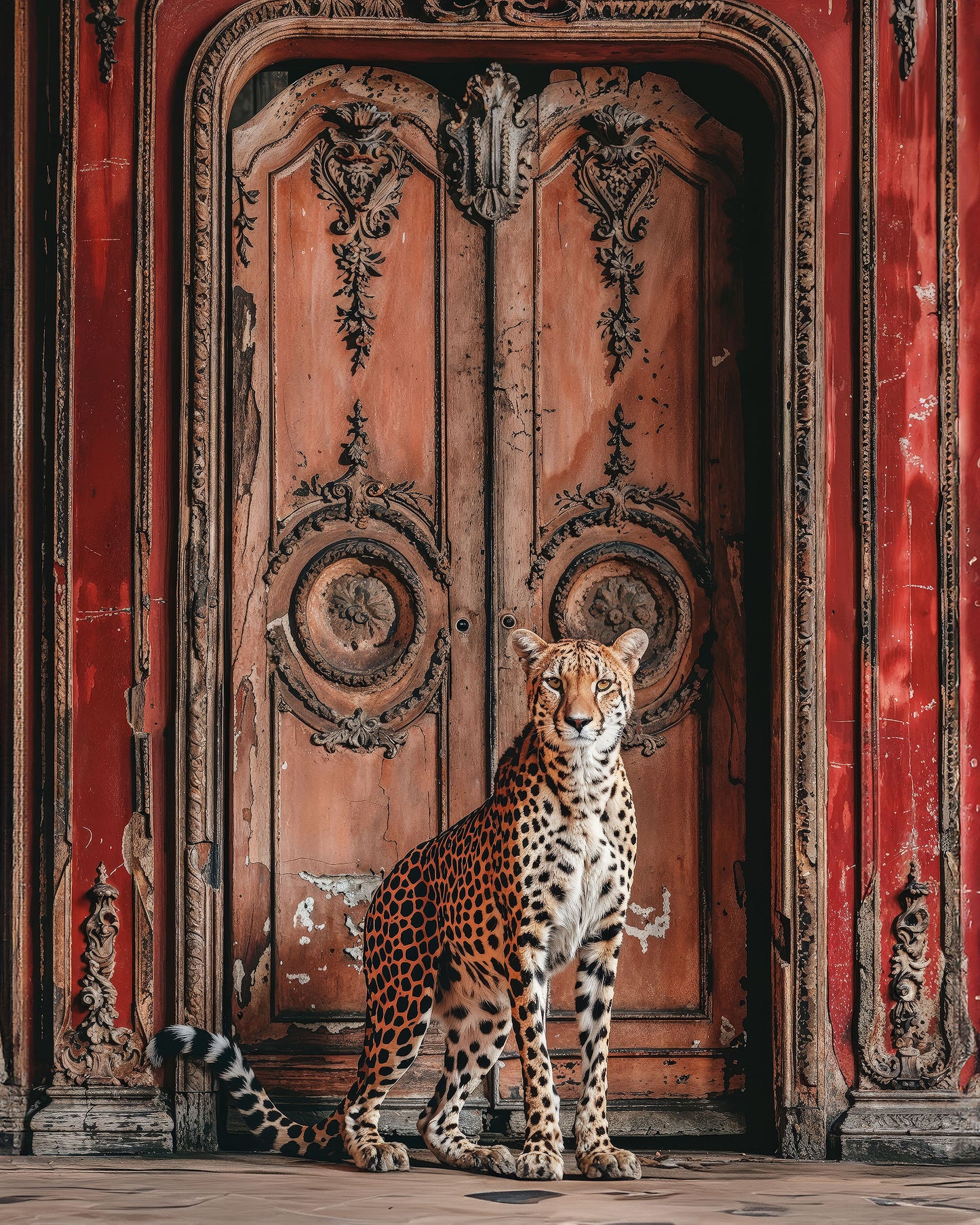 The Leopard's Vermilion Vestibule