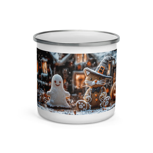 Gingerbread Parade Enamel Mug